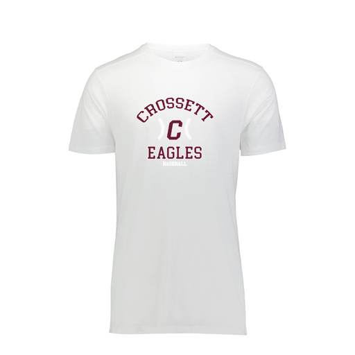 [FTSCUBWH-AS-LOGO3] Decker Men's Tri-Blend T-Shirt - Short Sleeve (Adult S, White, Logo 3)