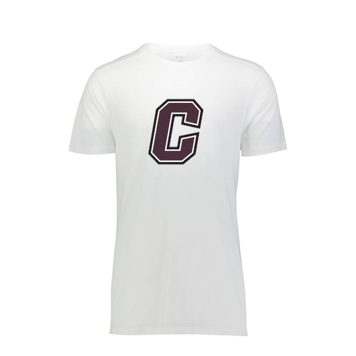 [FTSCUBWH-YS-LOGO1] Decker Youth Tri-Blend T-Shirt - Short Sleeve (Youth S, White, Logo 1)