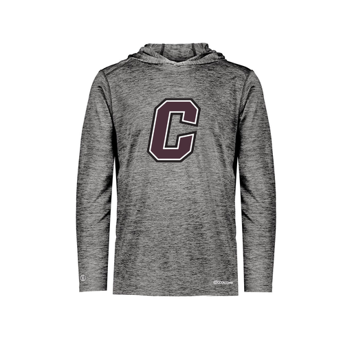 [FOLHCGBK-AS-LOGO1] Decker Men's Charge Hoodie (Adult S, Black, Logo 1)