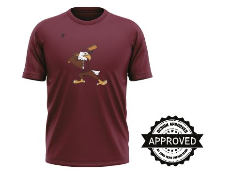 Crossett High School - Maroon SSL Crew Neck Jersey '25